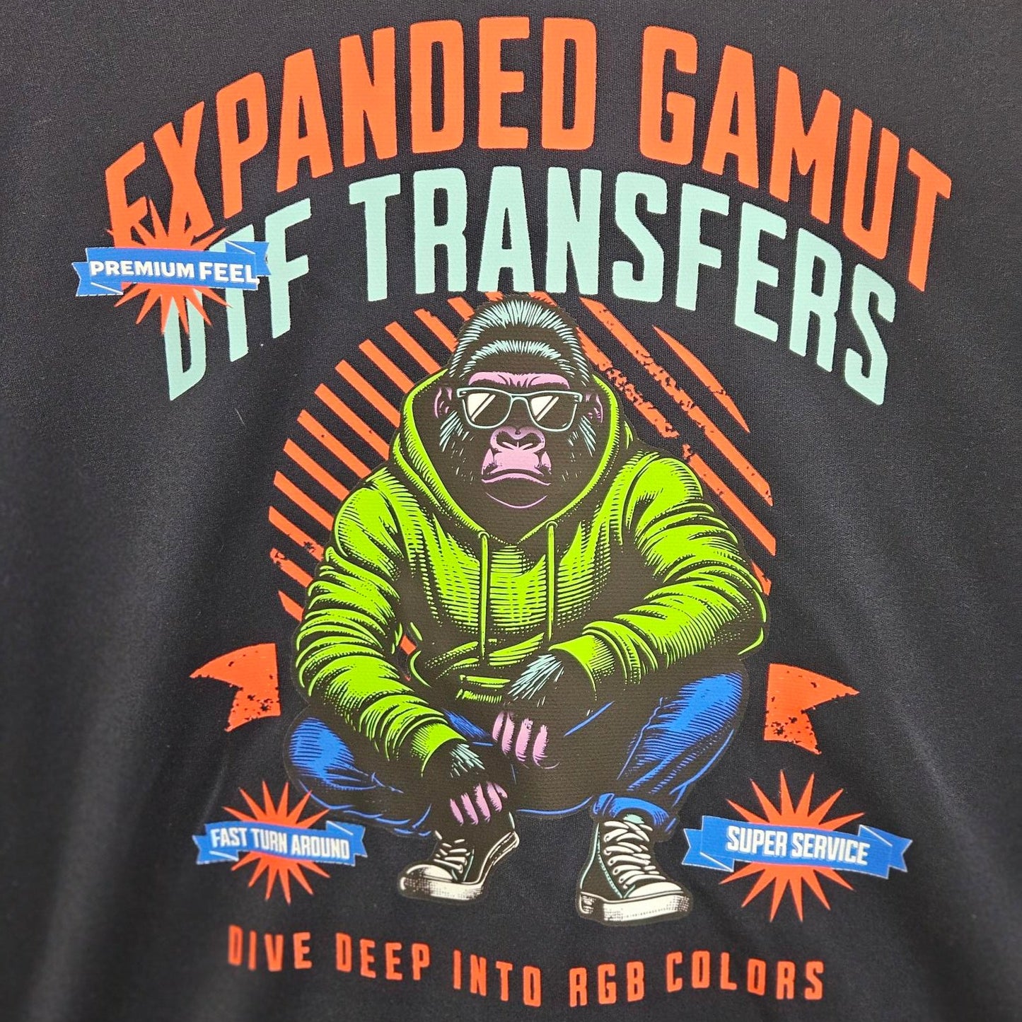 DTF Gang Sheet Transfers